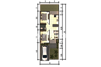 Rumah Dijual di New Melati Hills, Sawangan, Kota Depok, 1,1 KM, 2-3 KT, LT 77-90m², LB 36-60m²
