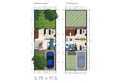 Rumah Dijual di Greenlot Residence, Mengwi, Kab. Badung, 2,2 KM, 3-3 KT, LT 100-200m², LB 70-70m²