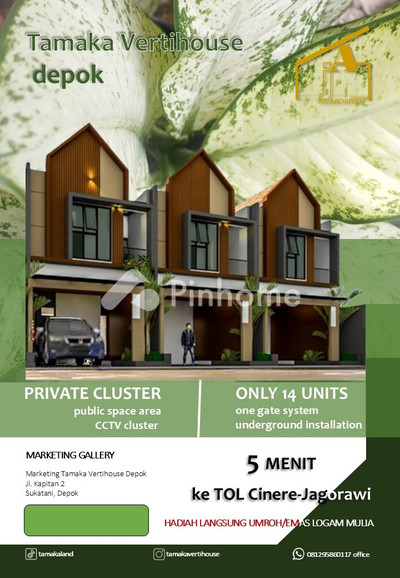 Rumah Dijual di Tapos, Kota Depok, 2 KM, 2 KT, LT 60m², LB 68m²