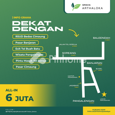 Rumah Dijual di Graha Arthaloka, Banjaran, Kab. Bandung, 1 KM, 2-2 KT, LT 60-60m², LB 30-30m² - 3