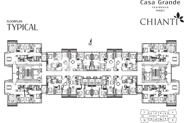 Casa Grande Residence Tahap 2 di Tebet, Kota Jakarta Selatan, 1 KM, 2-3 KT, LB 76-153m² - 6