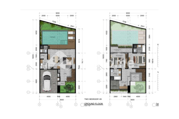 Rumah Dijual di Taman Famindo Canggu, Kuta Utara, Kab. Badung, 3 KM, 2-2 KT, LT 122-252m², LB 160-320m² - 10
