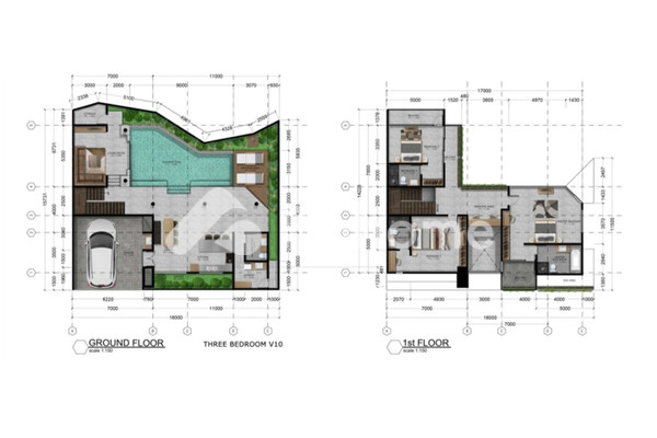 Rumah Dijual di Taman Famindo Canggu, Kuta Utara, Kab. Badung, 3 KM, 2-2 KT, LT 122-252m², LB 160-320m² - 18