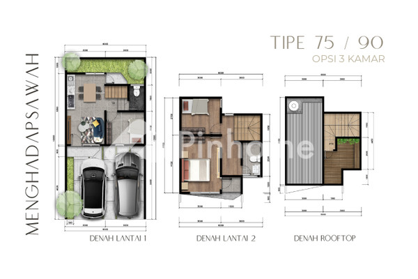 Rumah Dijual di New Abaya Village, Cisauk, Kab. Tangerang, 2 KM, 3-3 KT, LT 72-72m², LB 75-75m² - 5
