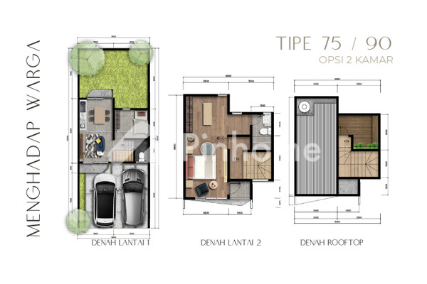Rumah Dijual di New Abaya Village, Cisauk, Kab. Tangerang, 2 KM, 3-3 KT, LT 72-72m², LB 75-75m² - 6