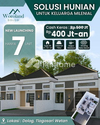 Rumah Dijual di Woroland Dolog, Pedurungan, Kota Semarang, 1 KM, 2-2 KT, LT 74-74m², LB 45-45m²