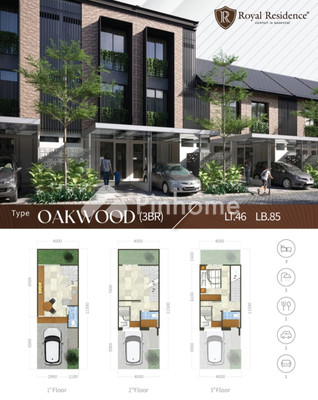 Rumah Dijual di Oakwood and Serenade at Royal Residence, Wiyung, Kota Surabaya, 2 KM, 2-3 KT, LT 46-50m², LB 60-90m² - 1