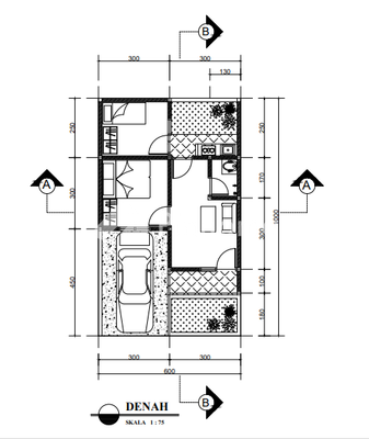 Rumah Dijual di Perumahan Keramat Agung Permai, Lamongan, Kab. Lamongan, 1 KM, 2-2 KT, LT 66-66m², LB 32-32m² - 1