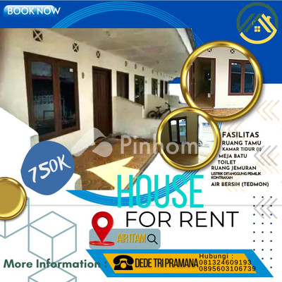 Sewa Rumah di Bukitintan (Bukit Intan), Kota Pangkal Pinang, 1 KM, 1 KT, LT 150m², LB 104m²