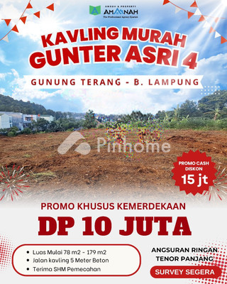 Tanah Komersial Dijual di Langkapura, Kota Bandar Lampung, LT 78m²