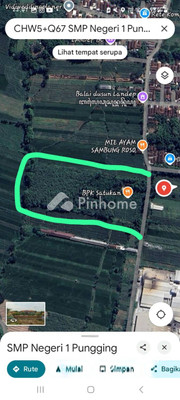 Tanah Komersial Dijual di Pungging, Kab. Mojokerto, LT 27000m²