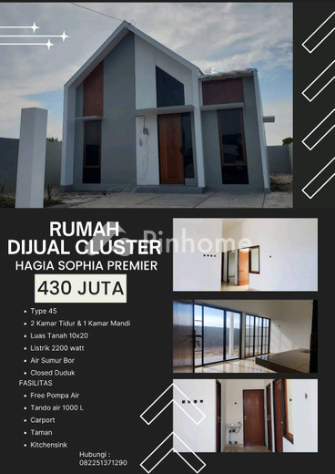 dijual rumah cluster di tengah kota palangka raya di jl rta milono belakang samsat - 1